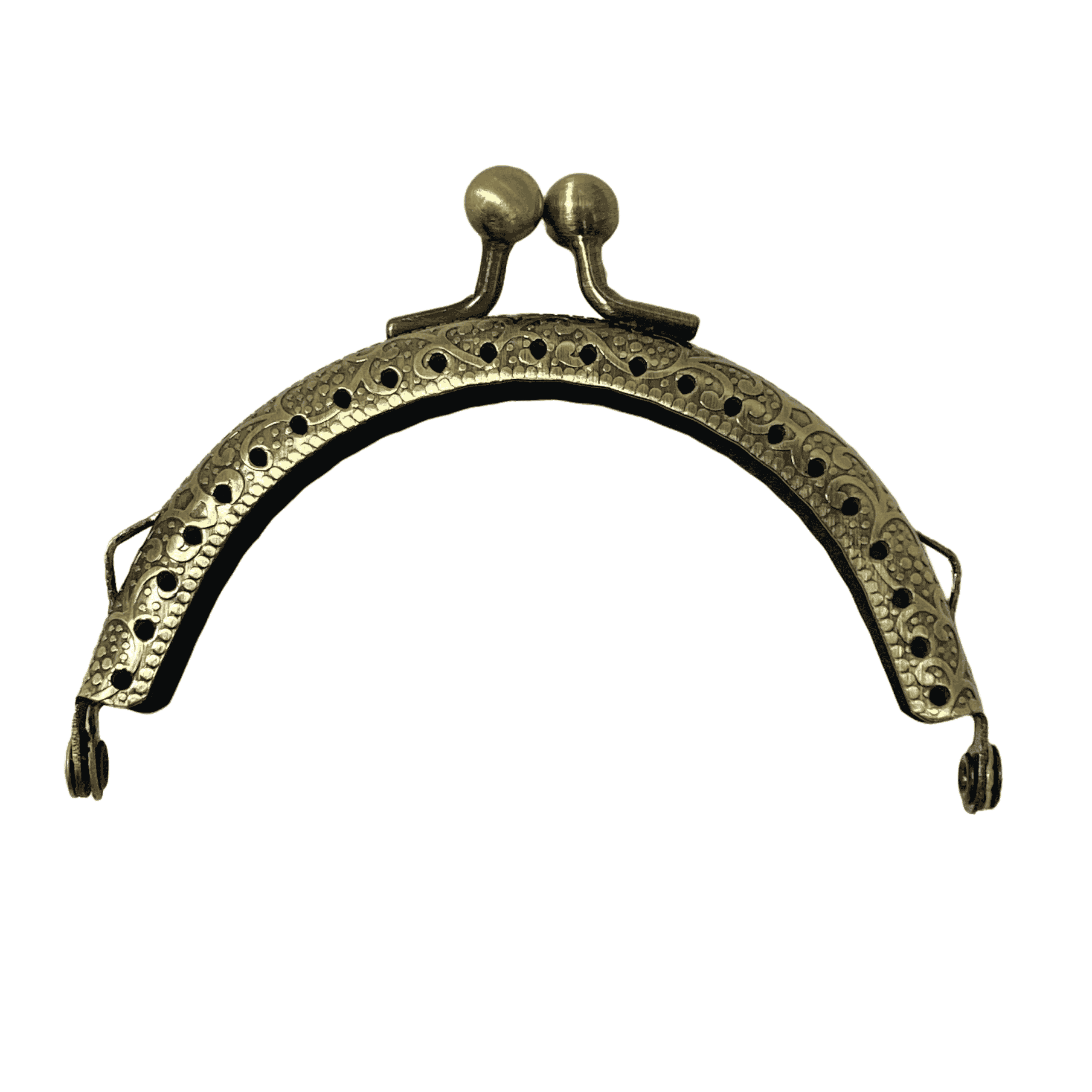 BOQUILLA PARA BOLSO 8,5X6CM ORO VIEJO